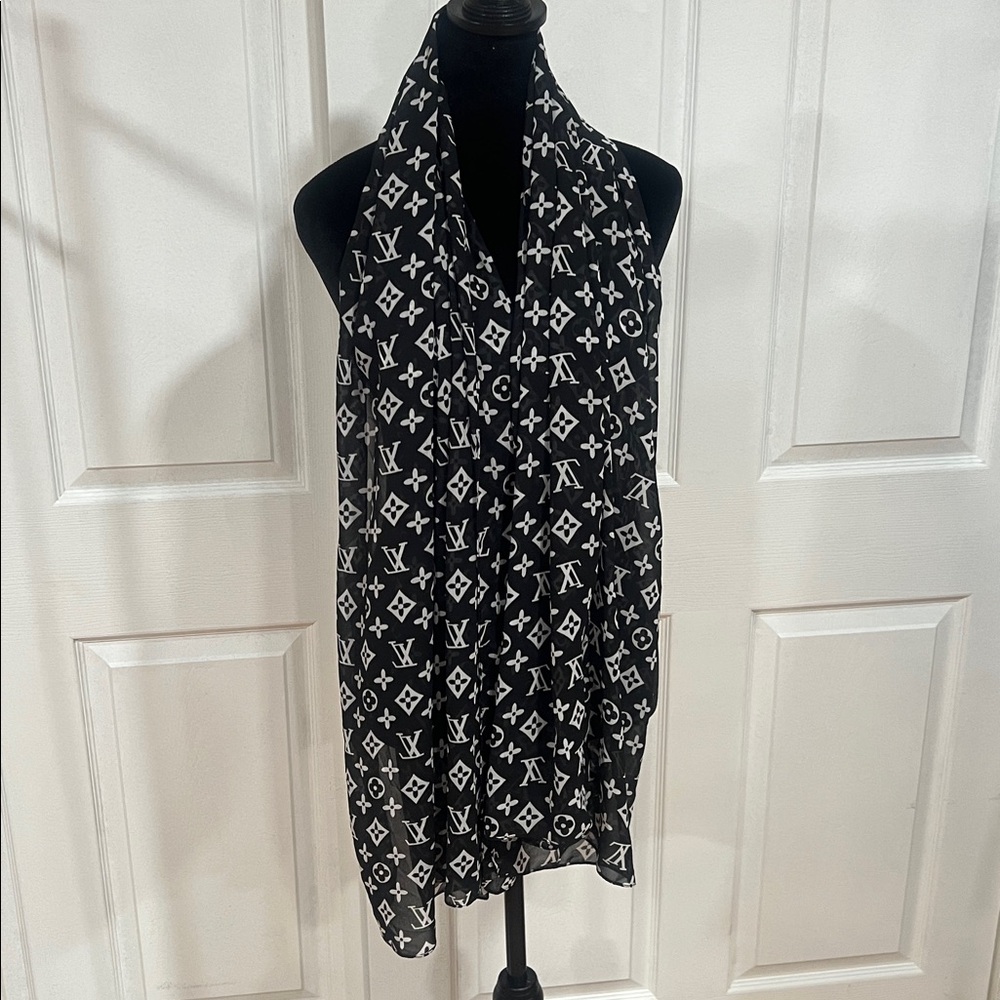 (( not authentic))NEW❤️LV Chiffon Shawl - Picture 6 of 17